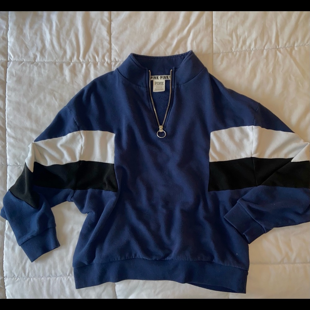 PINK 3/4 Zip Sweatshirt